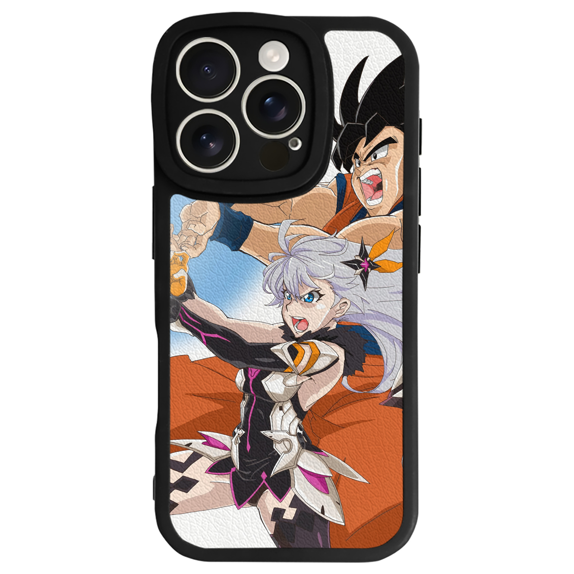 （画像用） ドラゴンボール DRAGON BALL 【iPhone 16シリーズ対応】シリコンスマホケース（レザー調） 材質：シリコン
